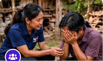 A supportive conversation in Thailand
